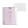 Notebook 24 sheets in the Erichkrause Coverprio Pastel Classic Cage, Plastic Cover, Offset block, 100%whiteness, Pink