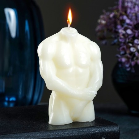 Figure candle "Male Thors No. 2" Milk, 9cm
