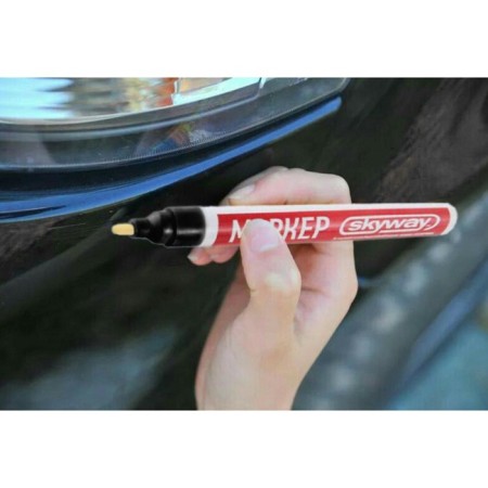 SkyWay marker pencil, from chips and scratches, felt tips, black-1