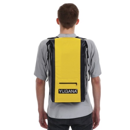 Hermevyukzak Yugana, PVC, waterproof 15 liters, yellow-7