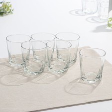 A set of glass low glasses Luminarc Eiffel, 300 ml, 6 pcs, the color is transparent