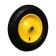 The wheel is pneumatic, from polyurethane, d = 365 mm, hub: diameter 16 mm, length 80 mm