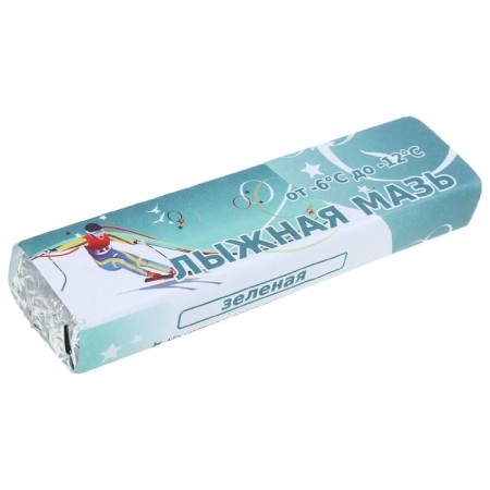 Ski ointment, from -6 to -12 ° C, 40 g, green color-2