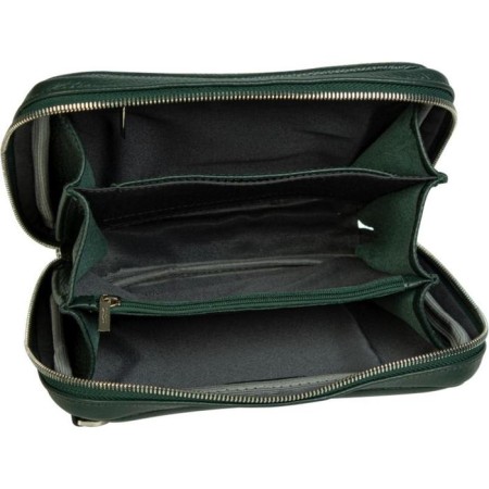 Bag Cross-Bodi with Mumi zipper, green color-1