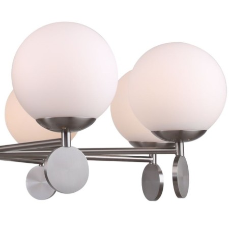 Marse27 60W rush chandelier, size 92x92x52-70 cm, color nickel-1