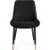 SEDA 1 Metal/Velur, Black/Black 52x60x87 cm stool