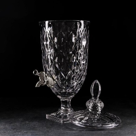 Dispenter for drinks Glass Magistro "Delight", 4.5 l, 26 × 20 × 54 cm-1