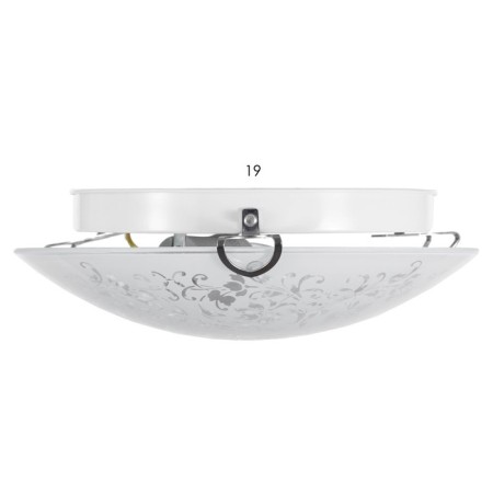 Valencia lamp 1x60W E27, chrome, d = 25 cm, h = 4.5 cm-7