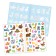 Stickers reusable set "Educational" No. 1, 3 pcs., A4 format