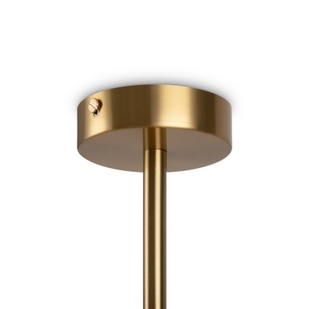 Suspended lamp 60W, 6he27, 40x79 cm, brass-5