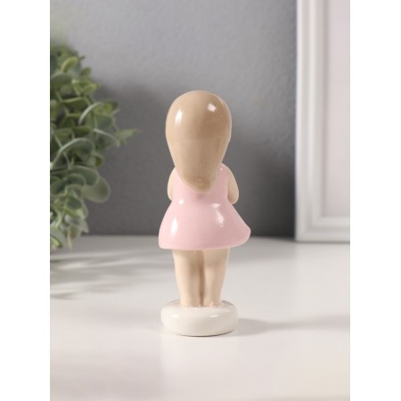 Souvenir Ceramics "Baby Castle in a pink dress" 4x5x12 cm-2