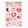 Paper stickers "Happy Valentine's Day" Valentines, 14 × 21 cm