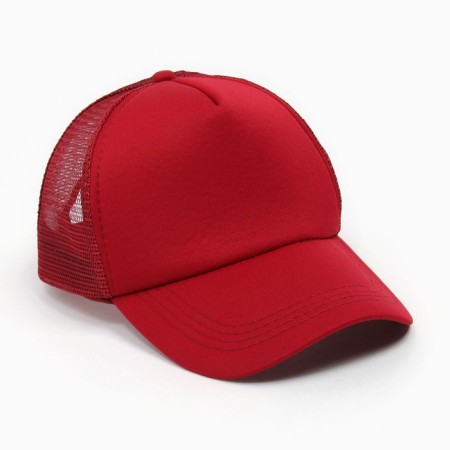 Baseball cap, burgundy color, size 56-58