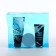 Cosmetic bag with zip-gl., Blue color
