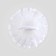 Graduation. Bant for hair on elastic band, white, 10.5 cm, princesses