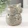 Aroma lamp ceramics "Patterned owl" mix 9.5x7.5x6 cm