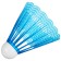 Volan for badminton, 12 pcs., Plastic, color mix