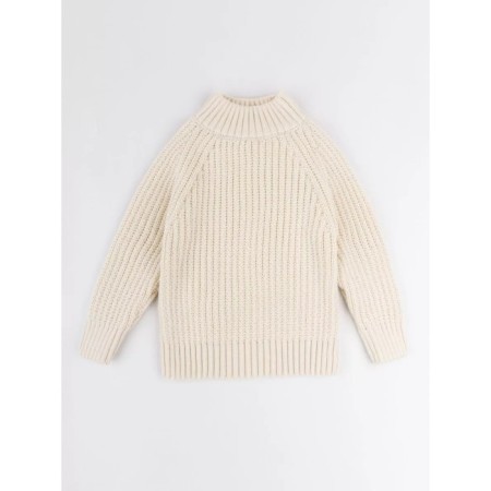 Sweater Children's Knitted Amarobaby Warm, height 98 cm, milk color-11