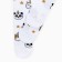 Pantyhose children's kaftan "animals", 116-122 cm, white