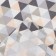 The bathroom curtains Ethel "Triangles" 160x48 cm, 80% HL, 20% PE