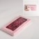 Chocolate box, confectionery packaging, “Rejoice yourself”, with a window, 17.3 x 8.8 x 1.5 cm