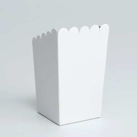 Box for potato free "glass", white, 100 g-1