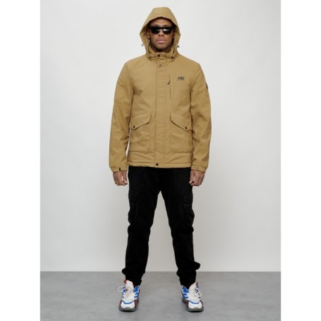 Sports male jacket, size 56, beige color-4