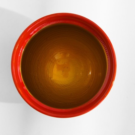 Solonka "Hochloma" with a lid, 8.5 x 5.5 cm-5
