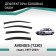 Defly window deflectors for Toyota Avensis (T220), 1997-2003, sedan