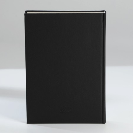 Deliciper of Leduced A5, 160 liters. Solid cover. Leatherette. Black. Cream block-9