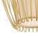 Lamp Bayerlux "Mediana" E27 40W gold 21x21x26-126cm