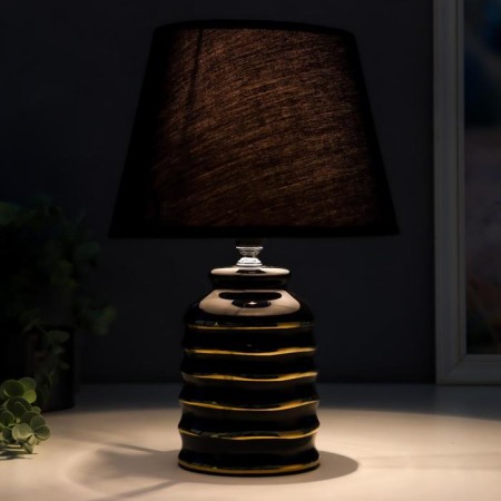 HELP lamp 16610/1BK E14 40W Black-gold 20x20x32.5 cm Risalux-2