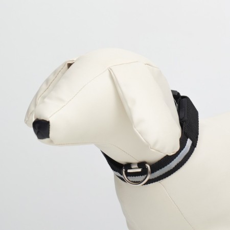 Collar with backlight size S, Osh 35-43 x 2.5 cm, 3 glow modes Black-2