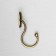 Hook furniture tundra TKO019, one -rod, bronze, 8 pcs TMP