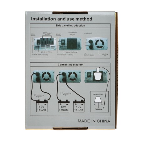 Voltage converter 12/220 V, 300 W, USB output-14