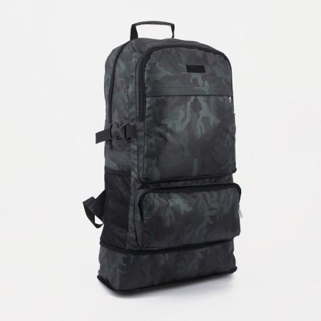 Tourist backpack, TL, 40 l, lightning department, 3 external pockets, with extension, khaki color-7
