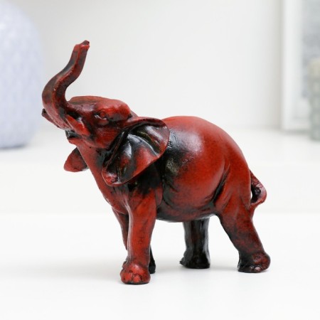 Figure "Elephant" red, 13x5x14cm-4