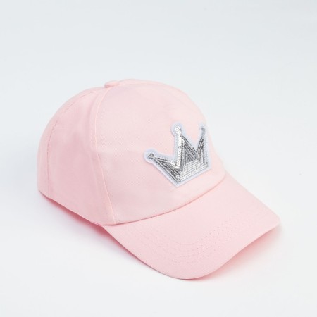 Cap for the girl Minaku "Queen" Color Pink, Rr. 52