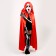 Carnival costume "Halloween Red", raincoat 120 cm, mask, golf, gloves