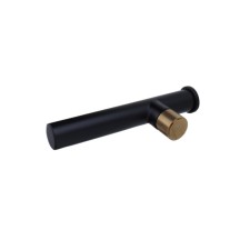 Bronze de Luxe Avantgarde 2021MH shell mixer, 220 mm pour, brass, black/gold 10038