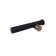 Bronze de Luxe Avantgarde 2021MH shell mixer, 220 mm pour, brass, black/gold 10038