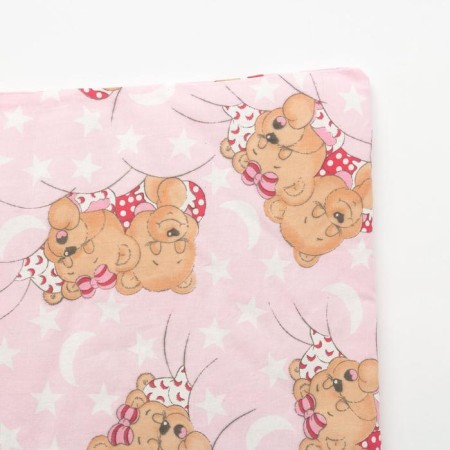 Pillow, size 40x60 cm, pink color, mix 224 stuffing-1