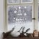 Stickers for the windows "Winter Christmas tree", reusable, 33 x 50 cm, New Year