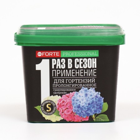 Bona Forte fertilizer for hydrangea with bio -accessive silicon, granules, bucket, 1 liter-1