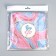 A plate disposable paper square "boy or girl", 21 cm
