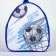 Baby backpack for the boy "exactly on target", 23x20.5 cm