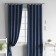 Set of curtains "Tina", size 2x145x270 cm, blue color