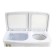 Washing machine Willmark WMS-65G, class A, 1350 rpm, up to 6.5 kg, white/purple
