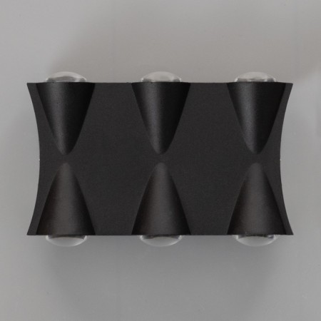 Lamp "BISO" 6XLED 6W 4000K IP66 black 14x4.5x8 cm-1