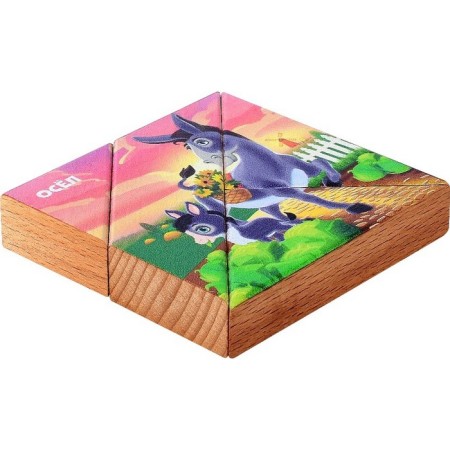 Magnetic puzzle according to the early development system of "donkey"-1